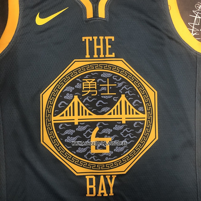 Nick Young NO 6 Camiseta Golden State Warriors Ciudad 2018-19 Azul